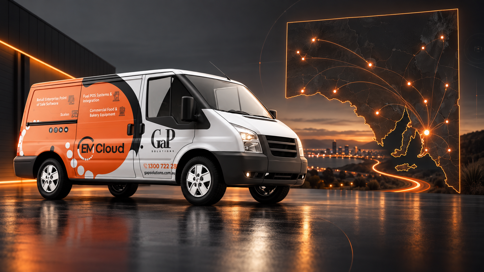 GaP Solutions technical service coverage across South Australia